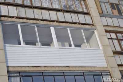 Алюминиевое остекление балкона 6 м, прямой, профиль provedal.
