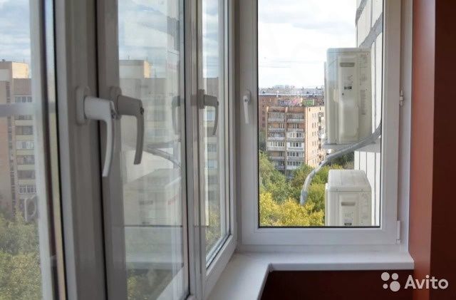 Пластиковая лоджия балкон окно пвх 1430*2550 в санкт-петербу.
