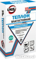 Штукатурка гипсовая "Теплон""ЮНИС" влагостойкий 25 кг 48