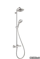 Душевая система Showerpipe Raindance Select 240 EcoSmart c поворотным держа