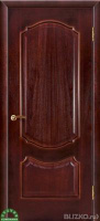 Межкомнатная дверь Зодчий "Симфония Прима", цв. Красное дерево, ПГ, ШПОН