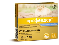 Профендер д/кош. 2,5-5 кг 1 пипетка