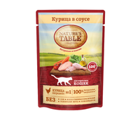 Влажный корм Nature's Table для кошек Курица в соусе 85г