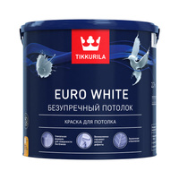 Краска Euro White Безупречный потолок 3л.