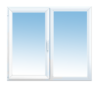 Пластиковое окно двухкамерное Exprof 1500х1500 двухстворчатое от компании  Тёплые окна купить в городе Новокуйбышевск
