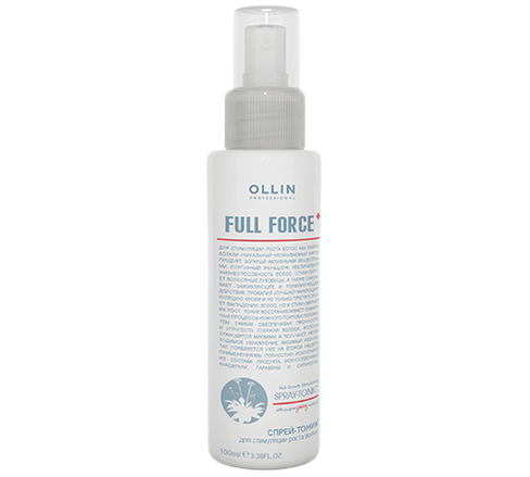 Спрей-тоник для стимуляции роста волос с экстрактом женьшеня Ollin Full Force Ollin Professional (Россия)