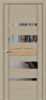 Межкомнатные двери Uberture ПО 30013 (ПДЗ Bronze) софт Кремовый