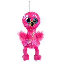 Мягкая игрушка "Мульти-Пульти" Фламинго из пайеток 15 см, без чипа арт.EJ4450D-1MNS Мульти Пульти