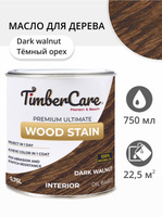 Масло для дерева и мебели TimberCare Wood Stain Темный орех/ Dark Walnut, 0.75 л
