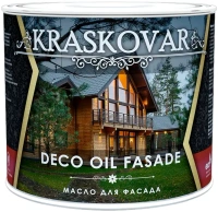 Масло для фасада Красковар Deco Oil Fasade 2.2 л гранатовое