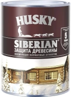 Защита древесины лессирующий антисептик Хаски Siberian 2.7 л белый