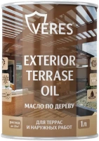 Масло по дереву для террас и наружных работ Veres Exterior Terrase Oil 1 л сосна