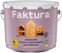 Покрытие защитно декоративное для древесины Faktura 9 л сосна