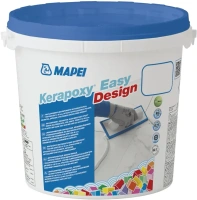 Двухкомпонентный эпоксидный шовный заполнитель Mapei Kerapoxy Easy Design 2 комп эпоксидный шовный заполнитель 3 кг №189