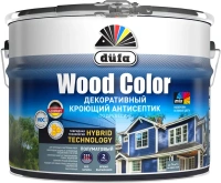 Декоративный кроющий антисептик по древесине Dufa Wood Color 2.5 мл серый шелк