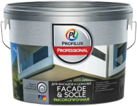 Краска акриловая для фасадов и цоколей Профилюкс Professional Facade & Socle 2.5 кг база 1
