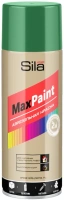 Аэрозольная краска для наружных и внутренних работ Sila Home Max Paint 520 мл лиственно зеленая RAL6002 глянцевая от +5°