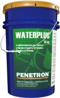 Ликвидация напорных течей сухая смесь Пенетрон Waterplug 25 кг
