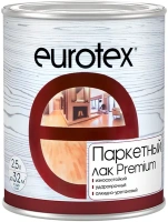 Лак паркетный алкидно уретановый износостойкий Евротекс Premium 2.5 л глянцевый