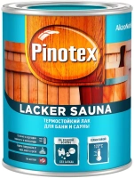 Термостойкий лак для бани и сауны Пинотекс Lacker Sauna 1 л