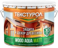 Защита и декор древесины Текстурол Wood Aqua Matt 10 л белое