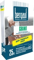 Клей для керамогранита природного и искусственного камня Bergauf Granit 25 кг