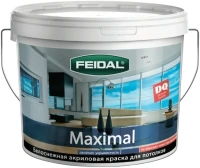Белоснежная акриловая краска для потолков Feidal Maximal 2.5 л белоснежная