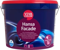 Краска для минеральных и оштукатуренных фасадов Vivacolor Hansa Facade 9 л белая