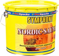 Экологически чистый защитный состав для саун и бань Финкраска Симфония Nordic Sauna 3 л