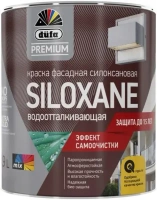 Краска фасадная силоксановая водоотталкивающая Dufa Premium Siloxane 9 л бесцветная