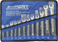 Набор комбинированных гаечных ключей в чехле X-Pert 6 22 мм 8 ключей