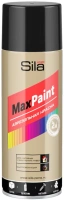 Аэрозольная краска для наружных и внутренних работ Sila Home Max Paint 520 мл черная RAL9005 глянцевая от +5°C до +35°C