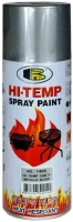 Термостойкая спрей краска Bosny Hi Temp Spray Paint 520 мл серебряная до +205°С