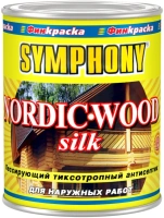 Лессирующий тиксотропный антисептик Финкраска Симфония Nordic Wood Silk 3 л