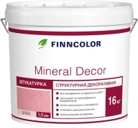 Штукатурка структурная декоративная Финнколор Mineral Decor 16 кг 2 мм