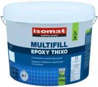 Двухкомпонентная эпоксидная затирка клей для плитки Isomat Multifill Epoxy Thixo 3 кг №04 перламутрово серая