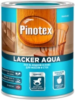 Лак на водной основе для мебели и стен Пинотекс Lacker Aqua 1 л матовый