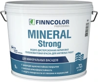 Краска водно дисперсионная акриловая фасадная Финнколор Mineral Strong 9 л белая