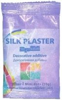 Декоративная добавка блестки точечные Silk Plaster Mini Dots 10 г серебро