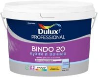 Краска для потолков и стен Dulux Professional Bindo 20 Кухня и Ванная 9 л белая
