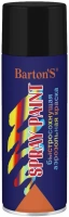 Быстросохнущая аэрозольная краска Barton's Bartons Spray Paint 520 мл черная RAL9005