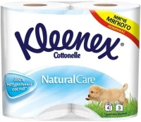 Бумага туалетная Kleenex Natural Care 4 рулона в упаковке