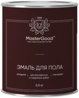 Эмаль для пола Master Good 900 г красно коричневая