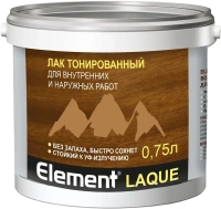 Лак водный тонированный Alpa Element Laque 750 мл рябина