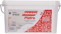 Декоративное покрытие Parade S100 Deco Pietra 7 кг опал