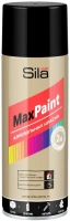 Аэрозольная краска для наружных и внутренних работ Sila Home Max Paint 520 мл черная RAL9005 матовая от +5°C до +35°C