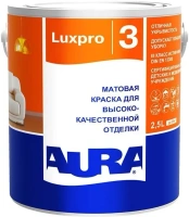 Краска для высококачественной отделки матовая Aura Аура Luxpro 3 2.5 л белая