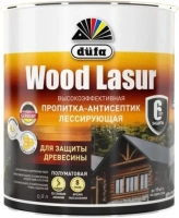 Пропитка антисептик лессирующая для защиты древесины Dufa Wood Lazur 900 мл бесцветная