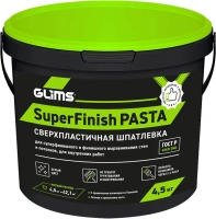 Сверхпластичная шпатлевка Глимс Superfinish Pasta 4.5 кг