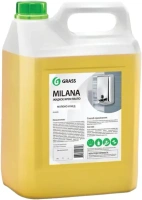 Крем мыло жидкое увлажняющее для рук Grass Milana Молоко и Мед 5 л